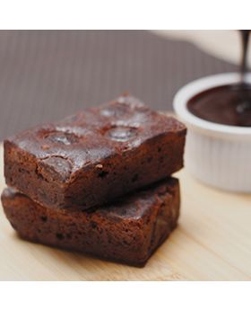 อเมริกันบราวนี่: ดาร์ค ช็อคโกแลต 美式布朗尼: 黑巧克力