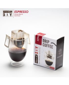 กาแฟดริป (เอสเพรสโซ่) 1 กล่อง (8 กรัม x 5 ซอง) ; Drip Coffee (Espresso) 1 Box (8 gm. x 5 sachets)