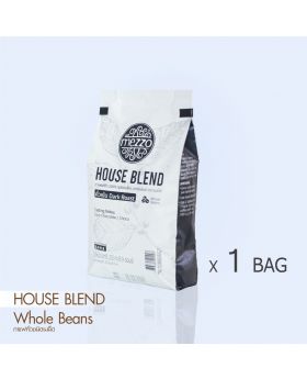 เมล็ดกาแฟคั่ว  Roasted Coffee Beans , House Blend : 250gm -1 Bag