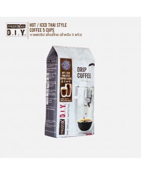 MezzoX Thai Style Coffee: 5 Cups, Drip Coffee + Milk Powder