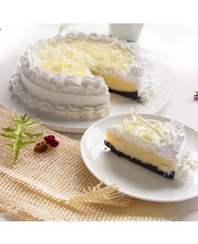 White Chocolate Cheesecake   ไวท์ช็อคโกแล็ตชีสเค้ก