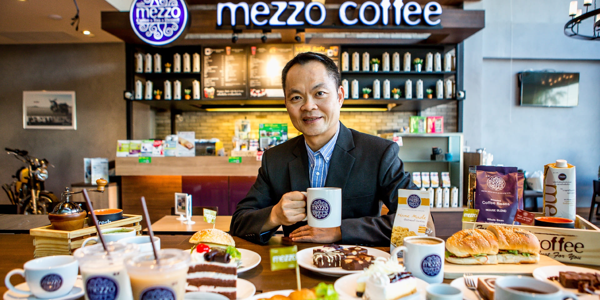 บรรยากาศร้าน Mezzo Coffee
